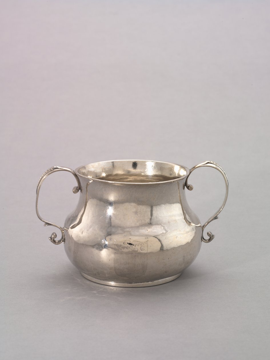 两把杯，约1720年 作者 乔治·汉纳斯