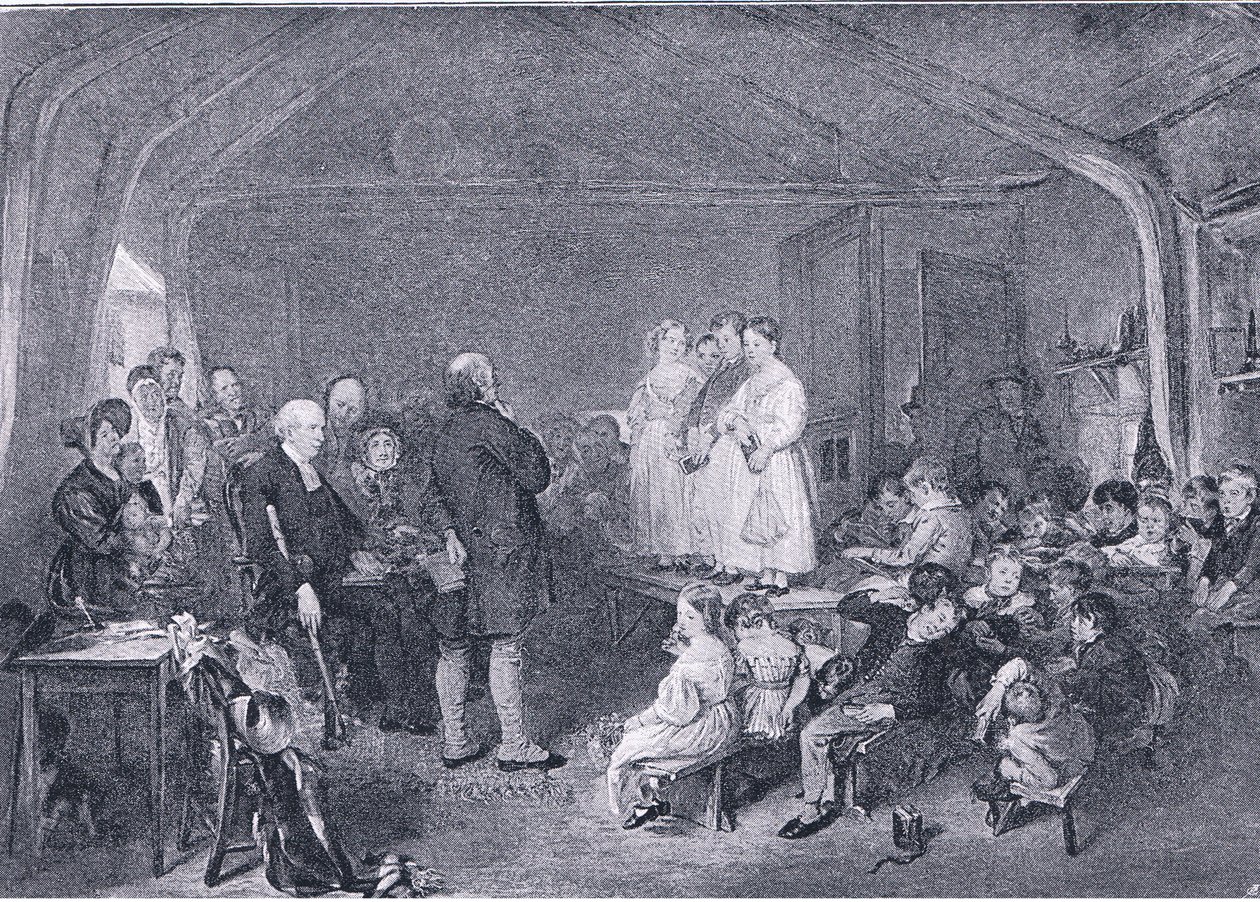 1893年，Cassell and Company的“艺术杂志”1893年在学校教室中进行了教学 作者 乔治·哈维