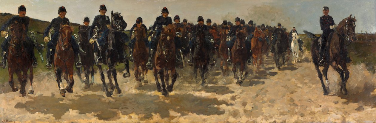 骑兵，1883-1888年 作者 乔治·亨德里克·布雷特纳