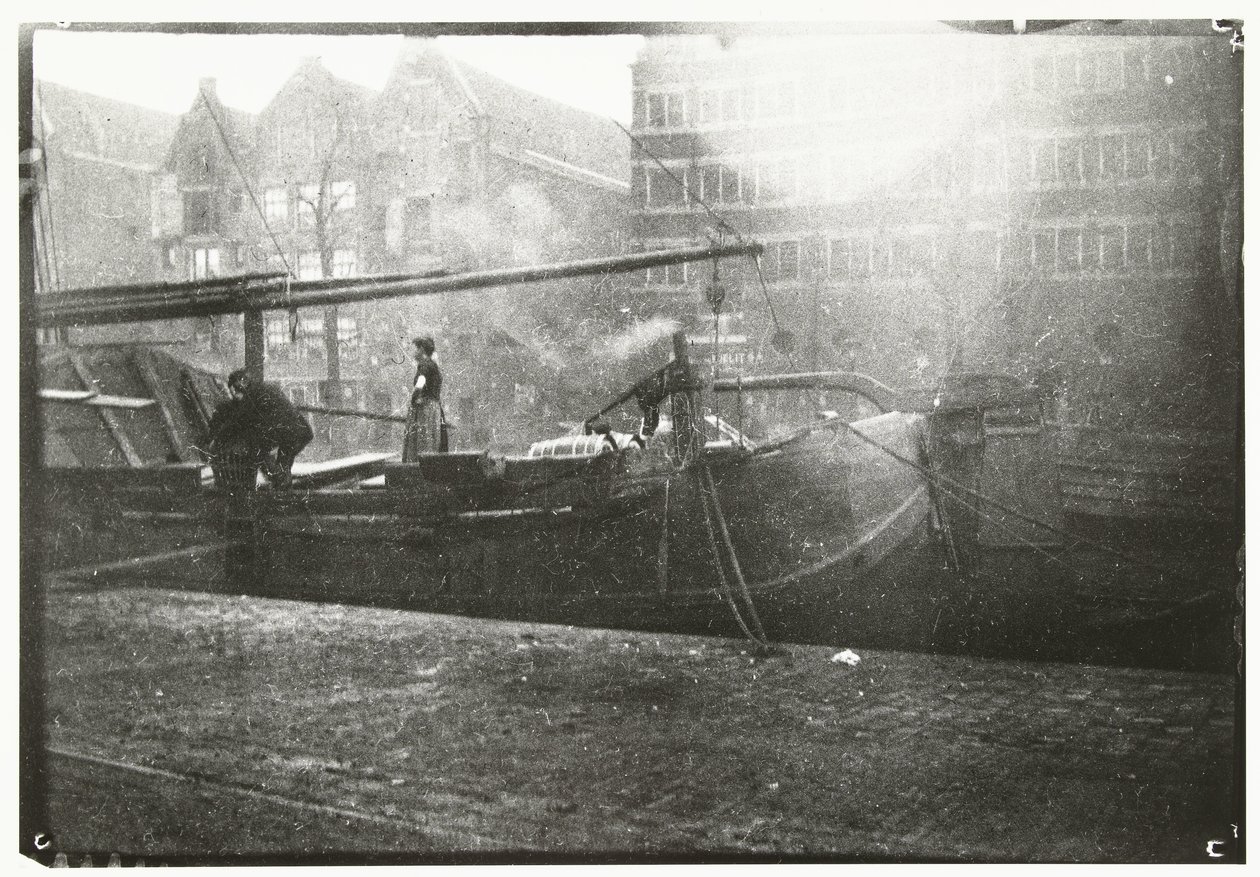 阿姆斯特丹 Brouwersgracht 的政府仓库 作者 乔治·亨德里克·布雷特纳