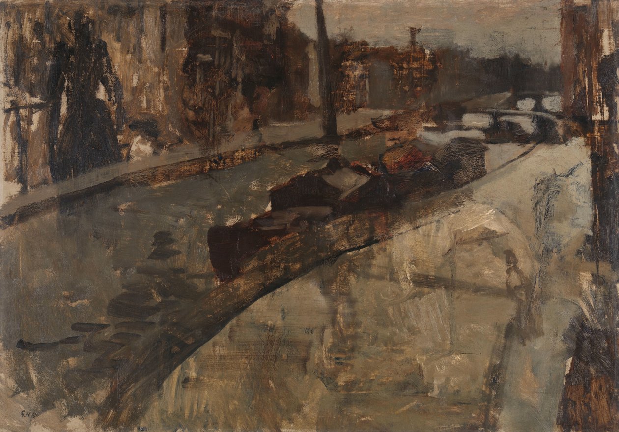 阿姆斯特丹 Prinsengracht 近 Lauriergracht 作者 乔治·亨德里克·布雷特纳