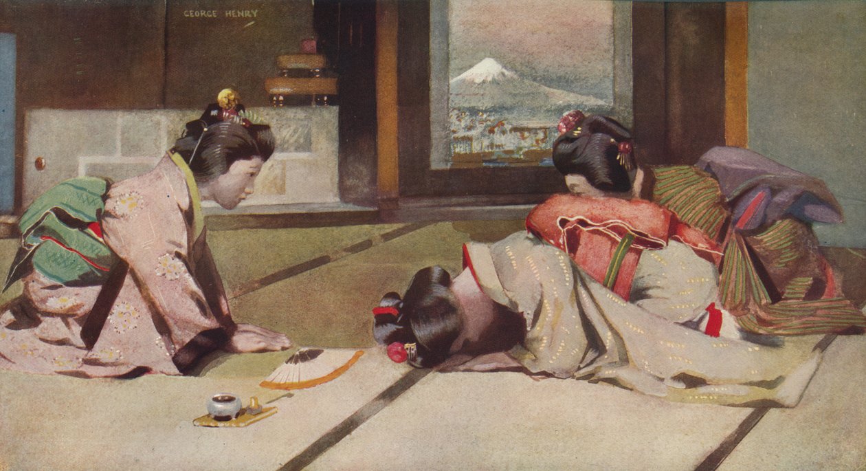 问候，c1915 作者 乔治·亨利