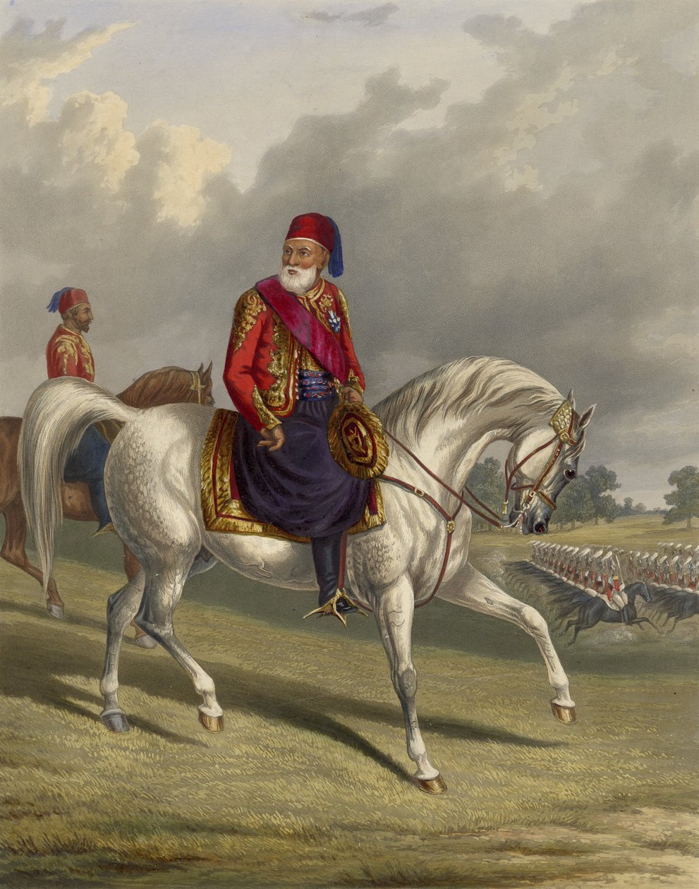 埃及易卜拉欣·帕夏（Ibrahim Pasha）1789-1848年，1846年 作者 乔治·亨利·拉波特