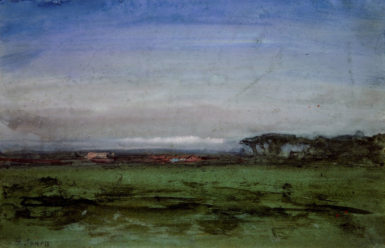 在整个Campagna，1872年。 作者 乔治·英尼斯