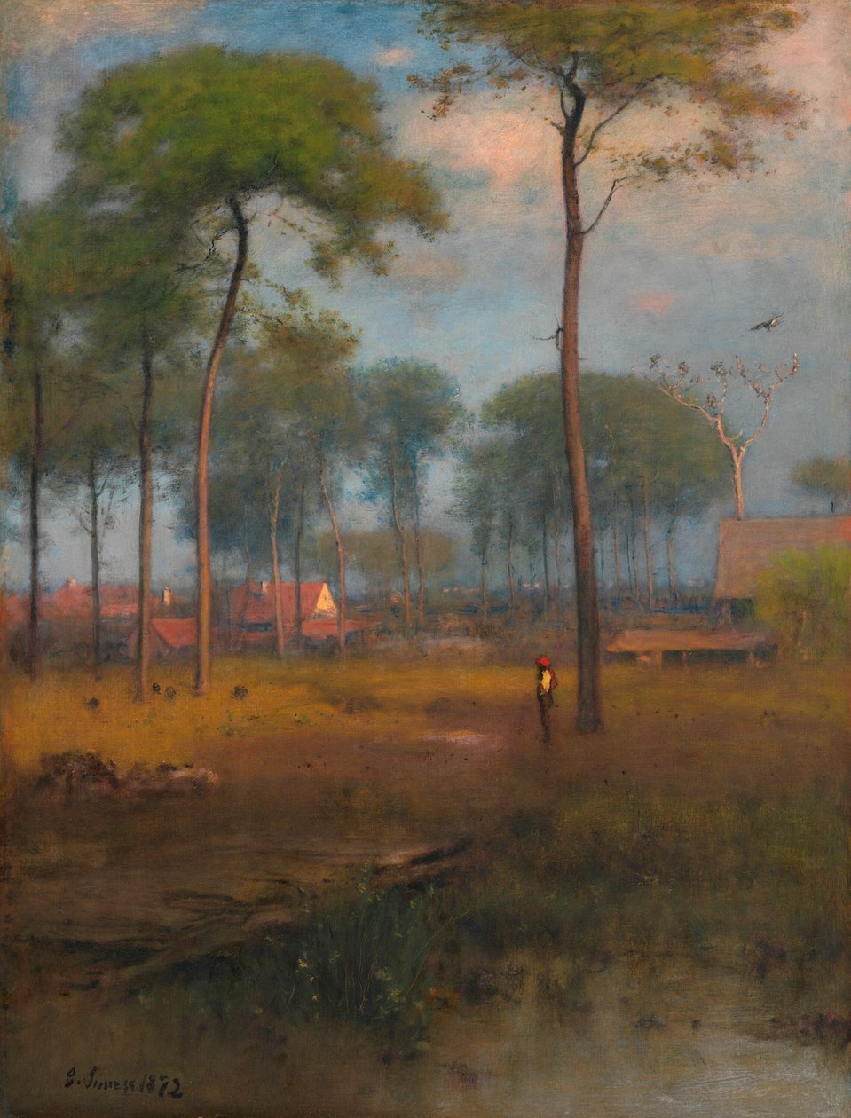 清晨，塔彭泉，1892年。 作者 乔治·英尼斯