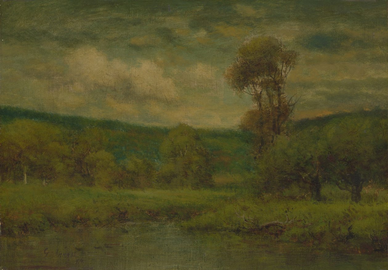 景观，1884年或1889年。 作者 乔治·英尼斯