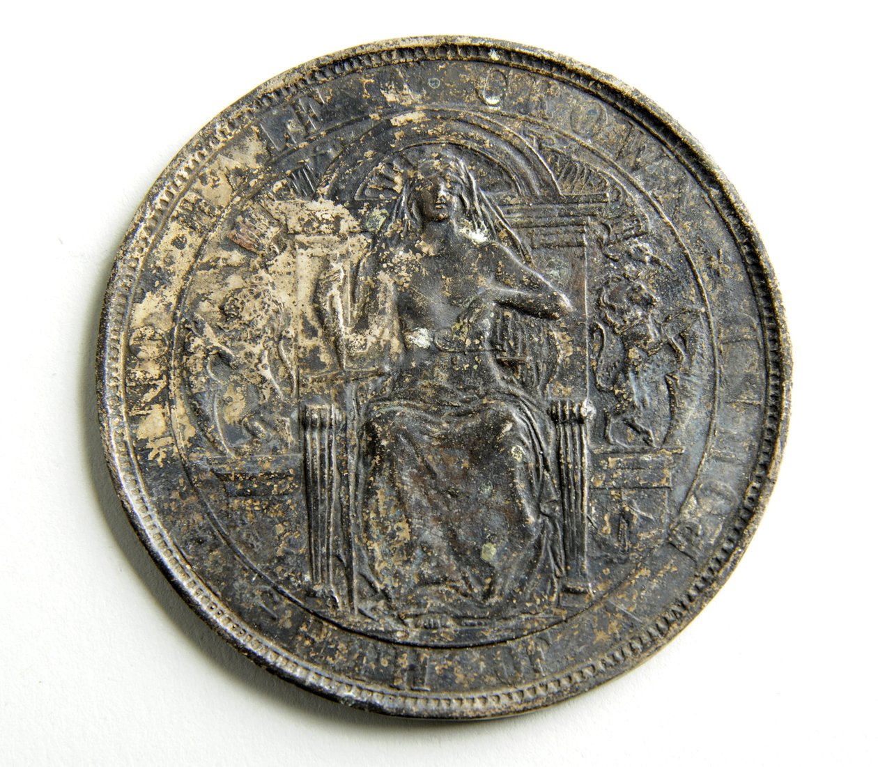 Trial cast for a coin (metal) 作者 乔治·詹姆斯·弗兰普顿