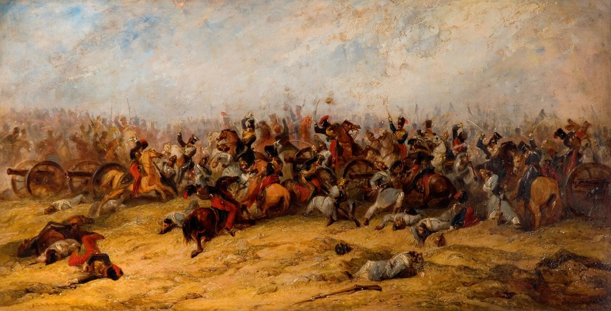 在枪口的冲突，巴拉克拉瓦，1854年。 作者 乔治·琼斯