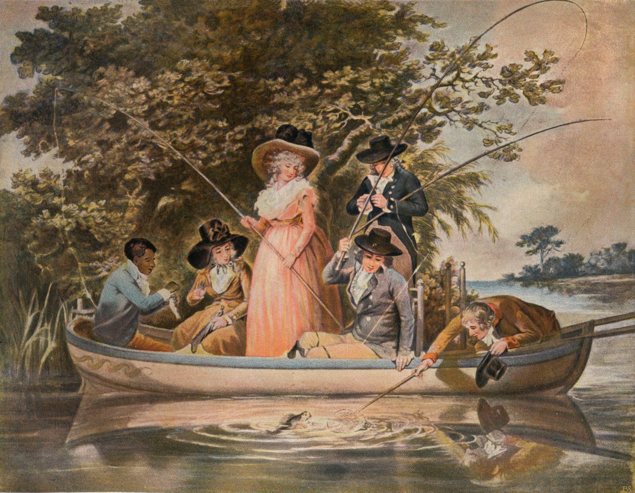 A Party Angling, 1789, 1902 作者 乔治·基廷