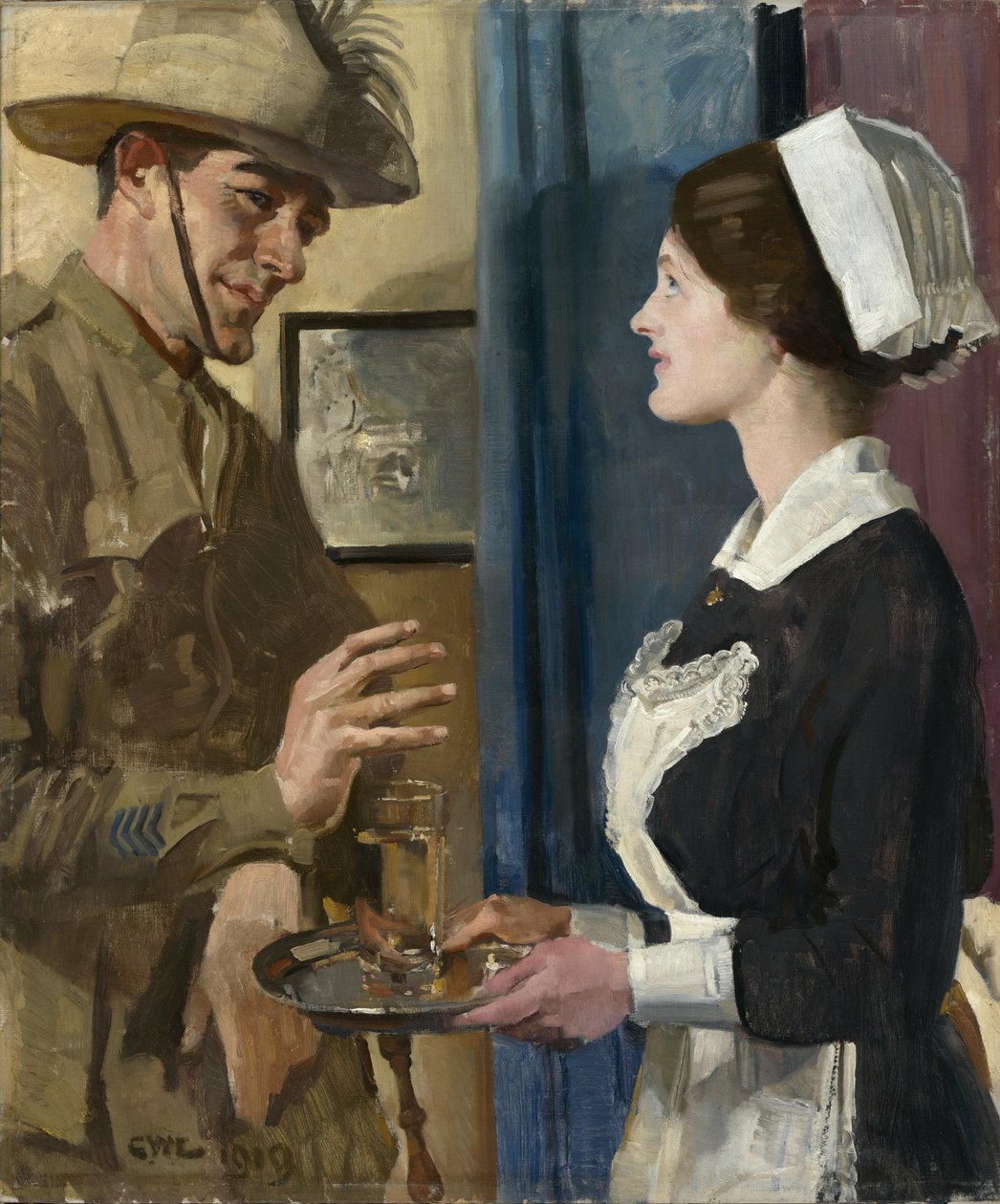 骑兵与女仆 作者 乔治·兰伯特