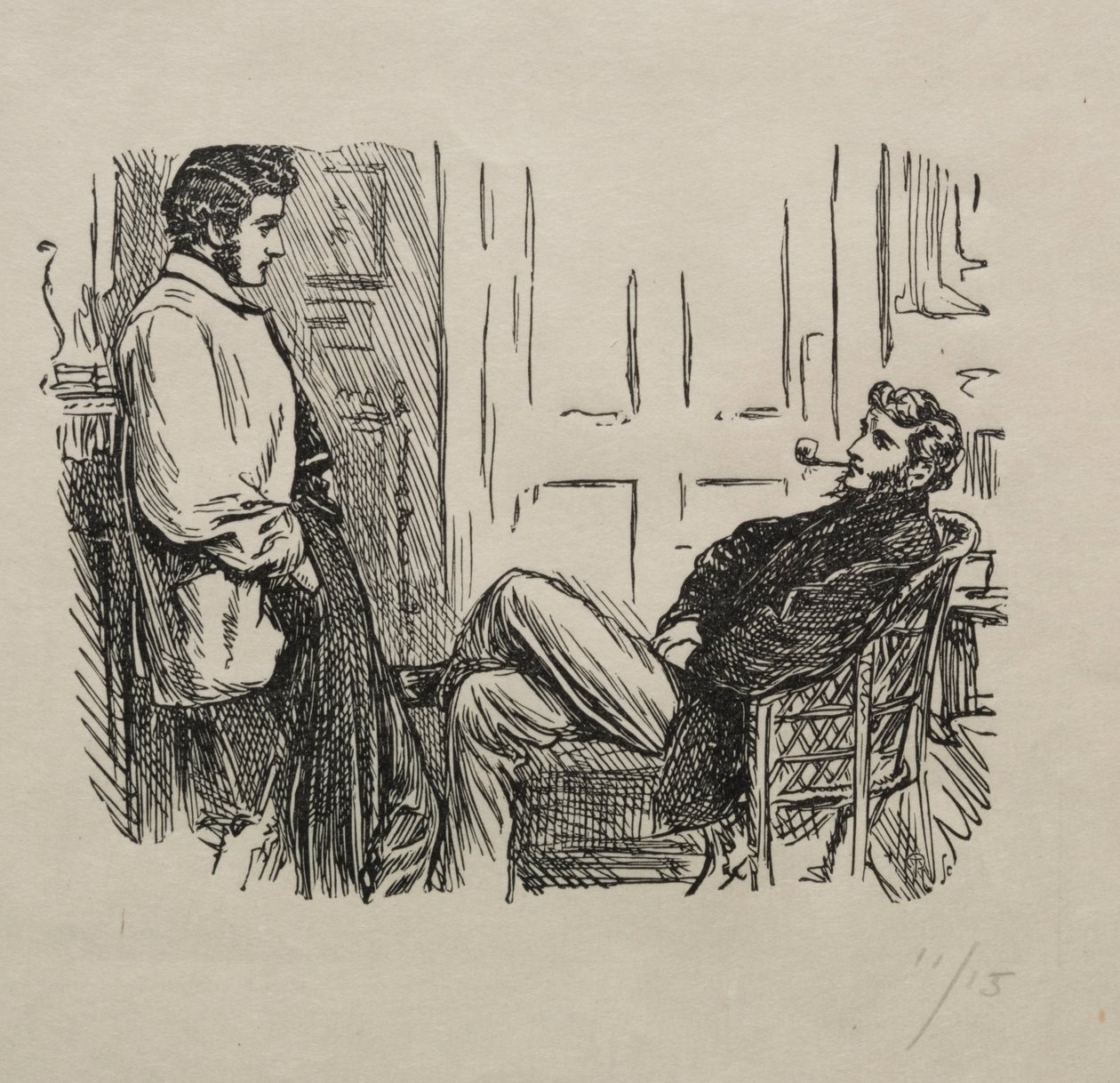 钻石女王-她的得与失，1866年。 作者 乔治·路易斯·帕尔梅拉·布森·布莫里耶