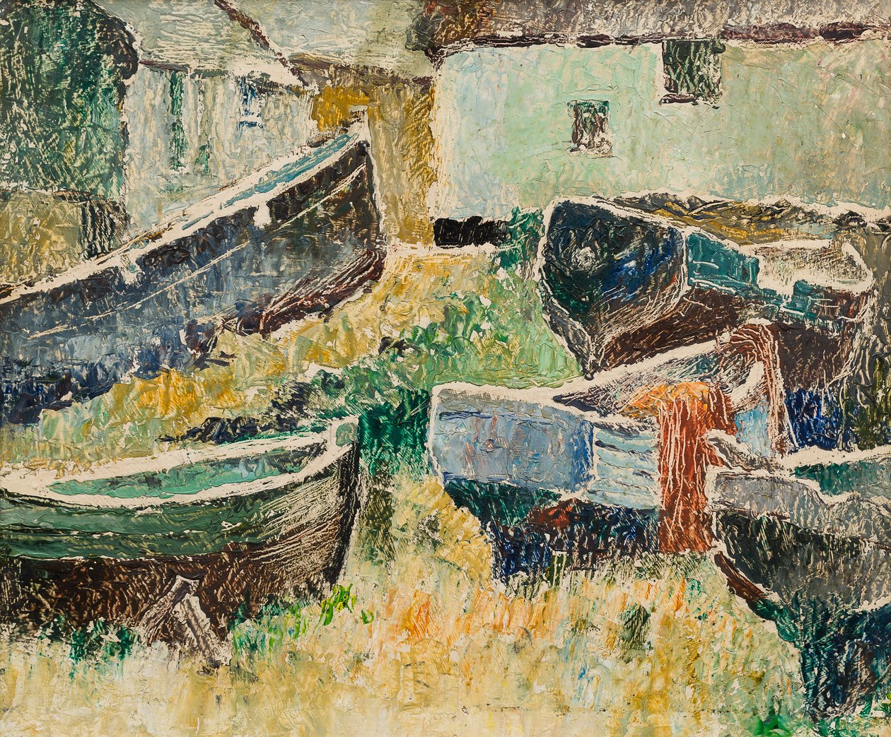 塞嫩湾（木板油画） 作者 乔治·曼宁·桑德斯