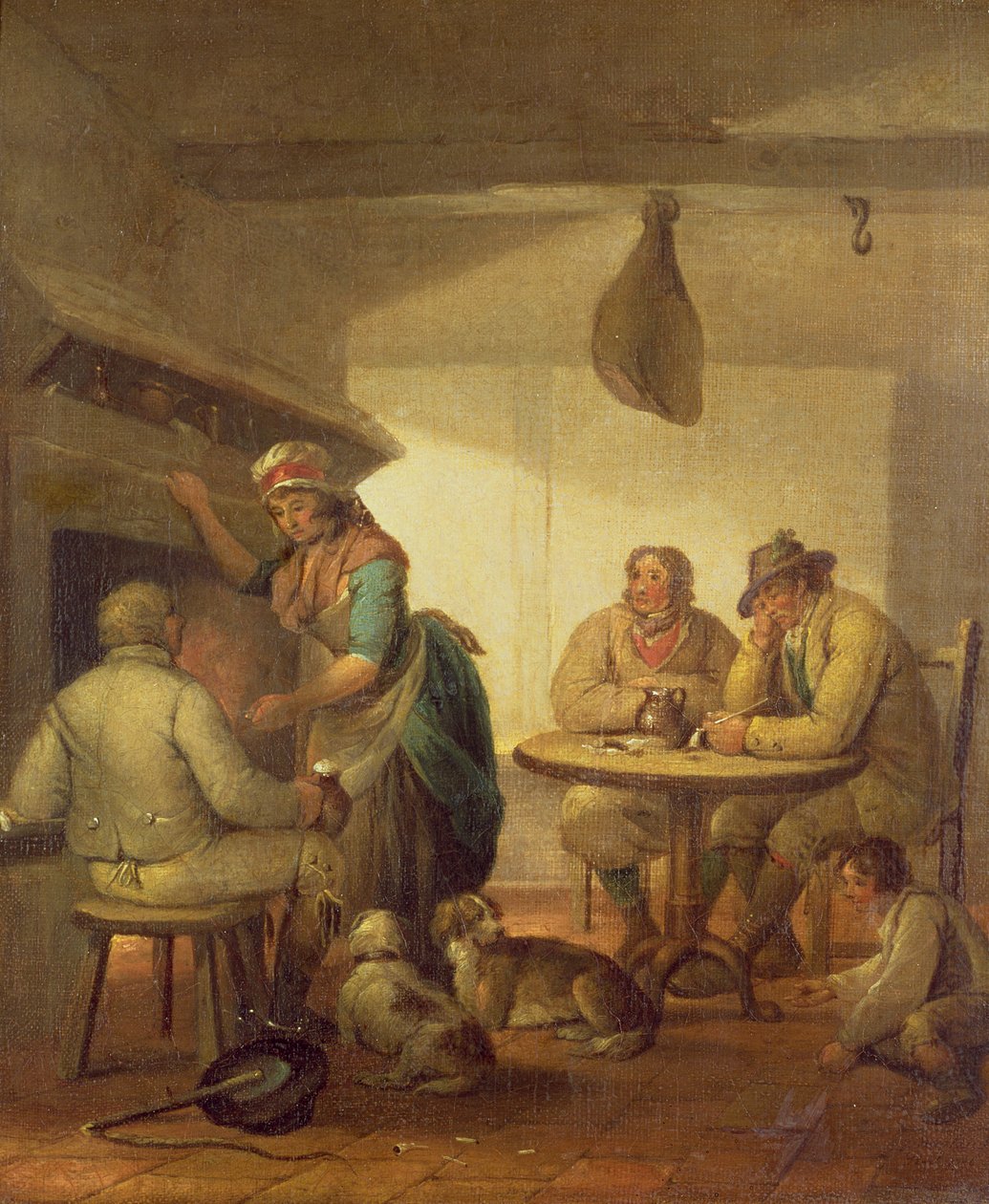 乡村民俗旅馆，1796年火灾 作者 乔治·莫兰德