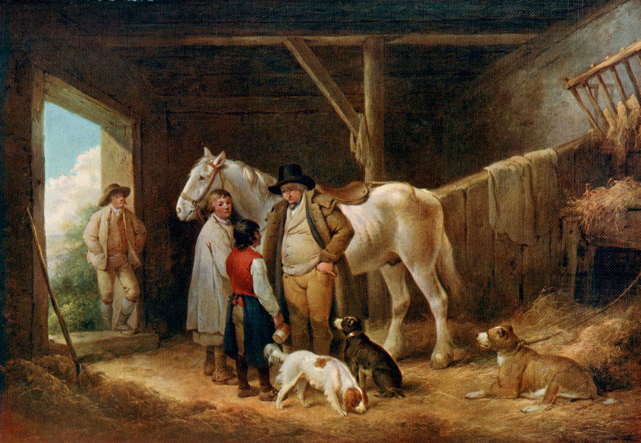 The Reckoning，c1783-1804，1912年。 作者 乔治·莫兰德