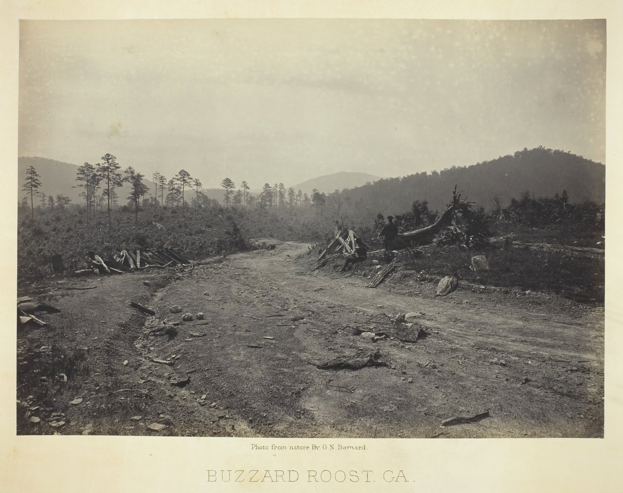 乔治亚州Buzzard Roost，1866年。 作者 乔治·N·巴纳德