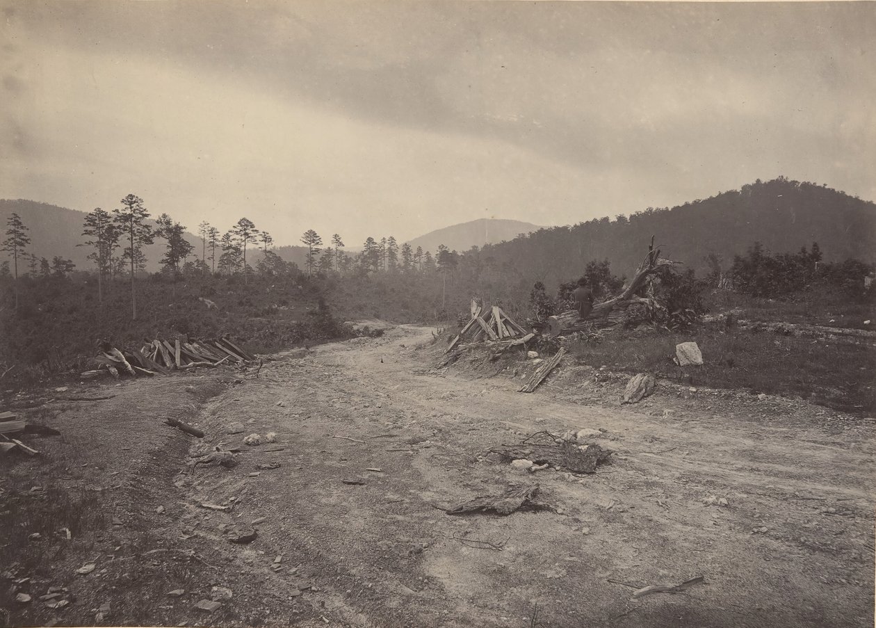 佐治亚州的Buzzard Roost，1860年代。 作者 乔治·N·巴纳德