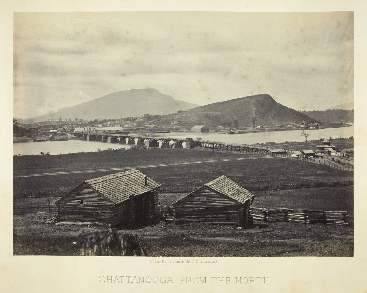 来自北方的查塔努加，1864年。 作者 乔治·N·巴纳德