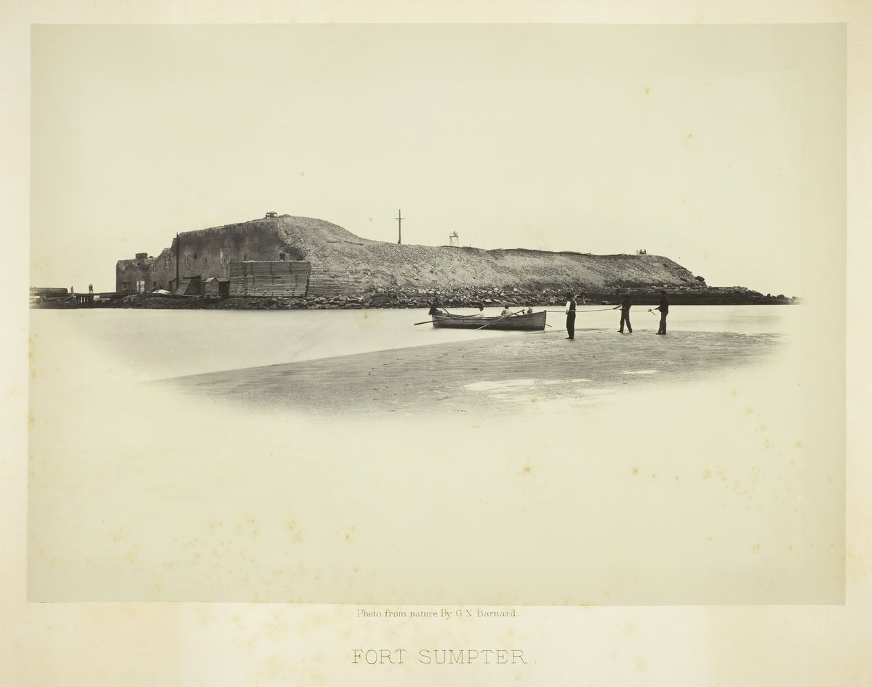 桑普特堡，1865年66。 作者 乔治·N·巴纳德
