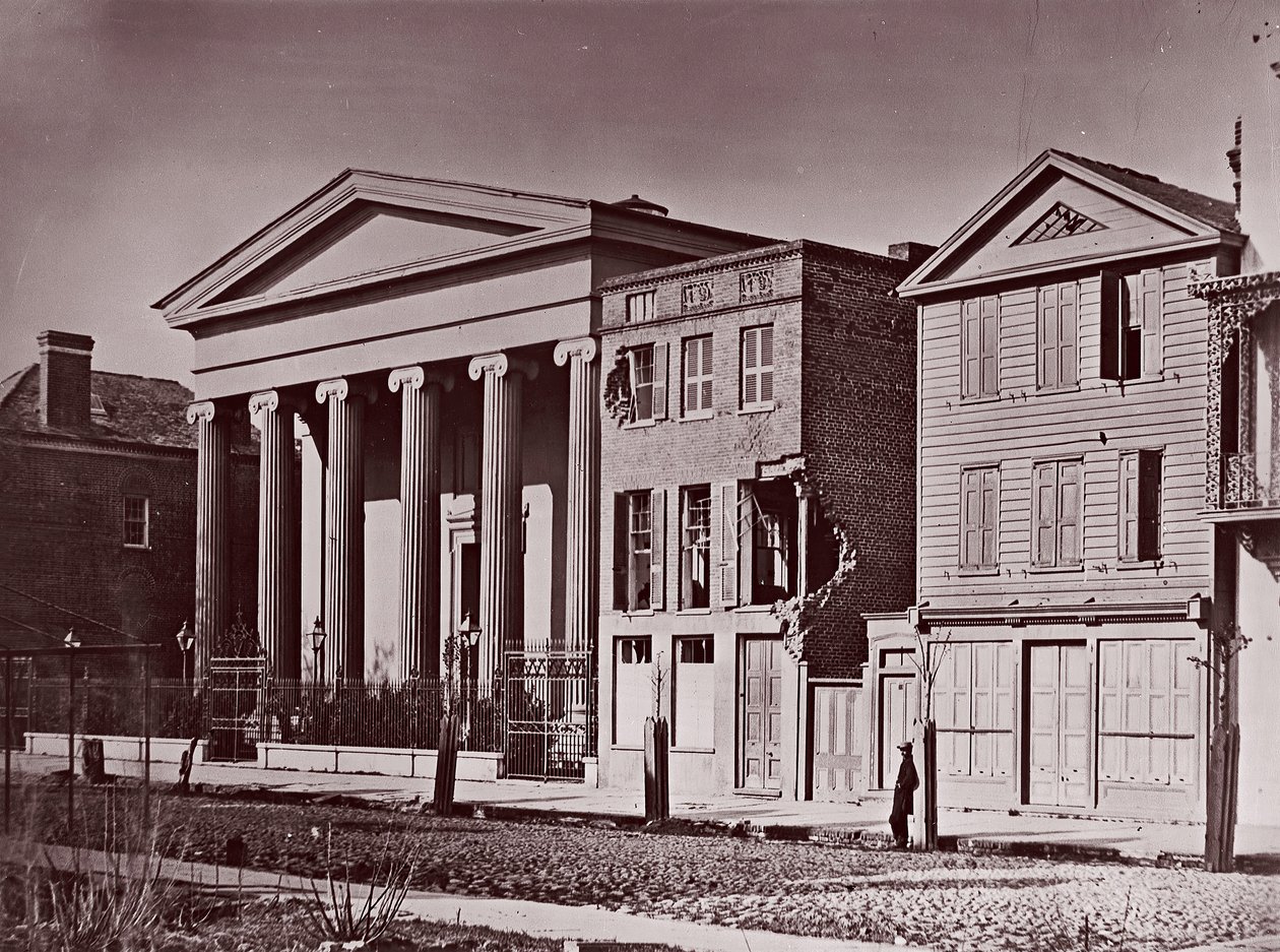 希伯尼安厅，查尔斯顿，约1864年。 作者 乔治·N·巴纳德