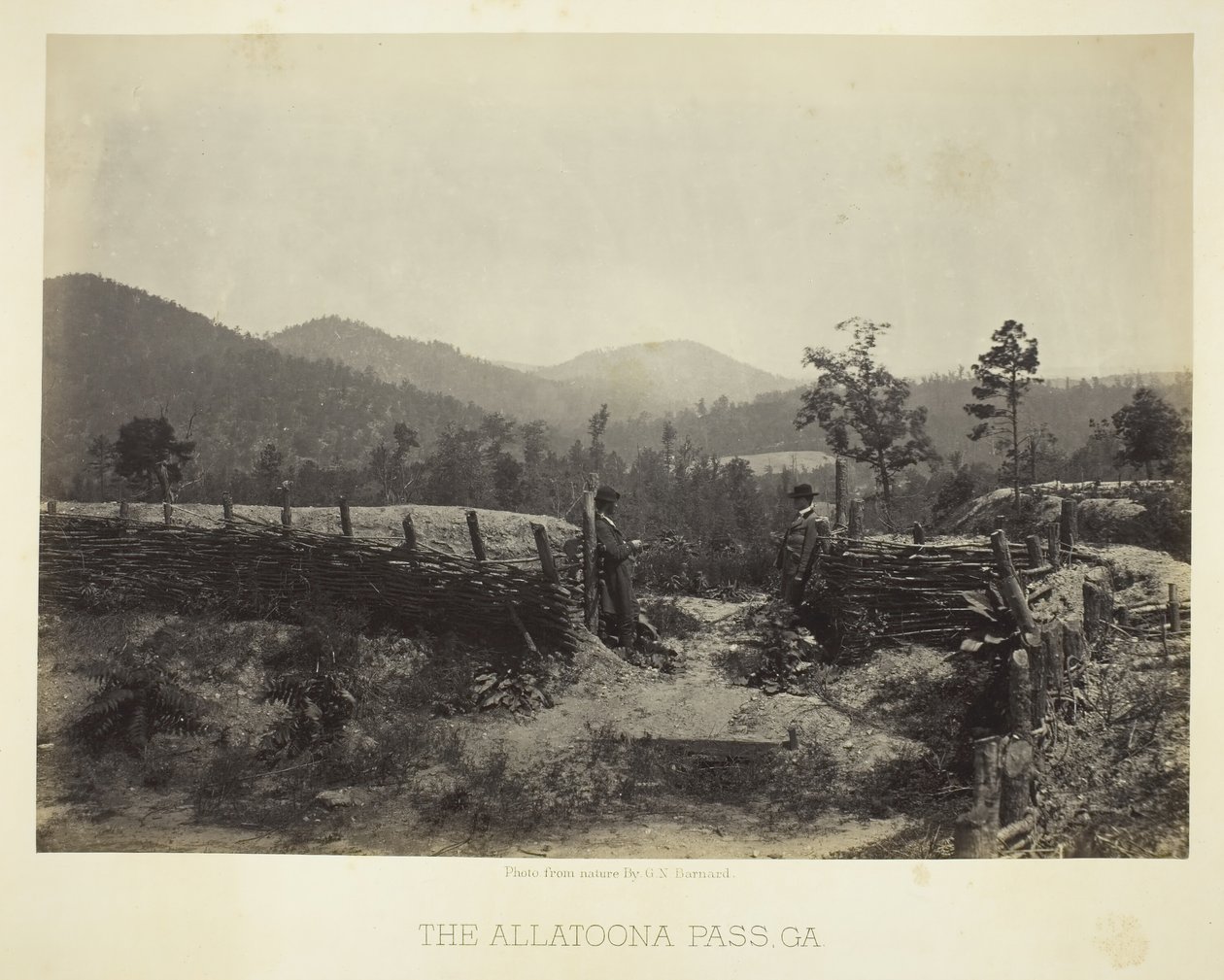 阿拉图纳山口，GA，1866年。 作者 乔治·N·巴纳德