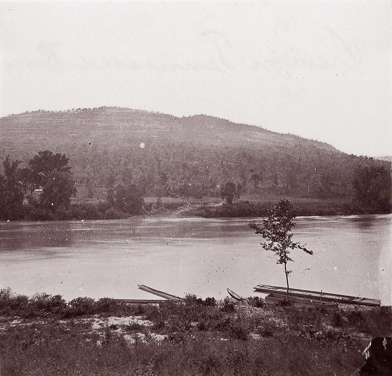 田纳西河上的风景，约1864年。 作者 乔治·N·巴纳德