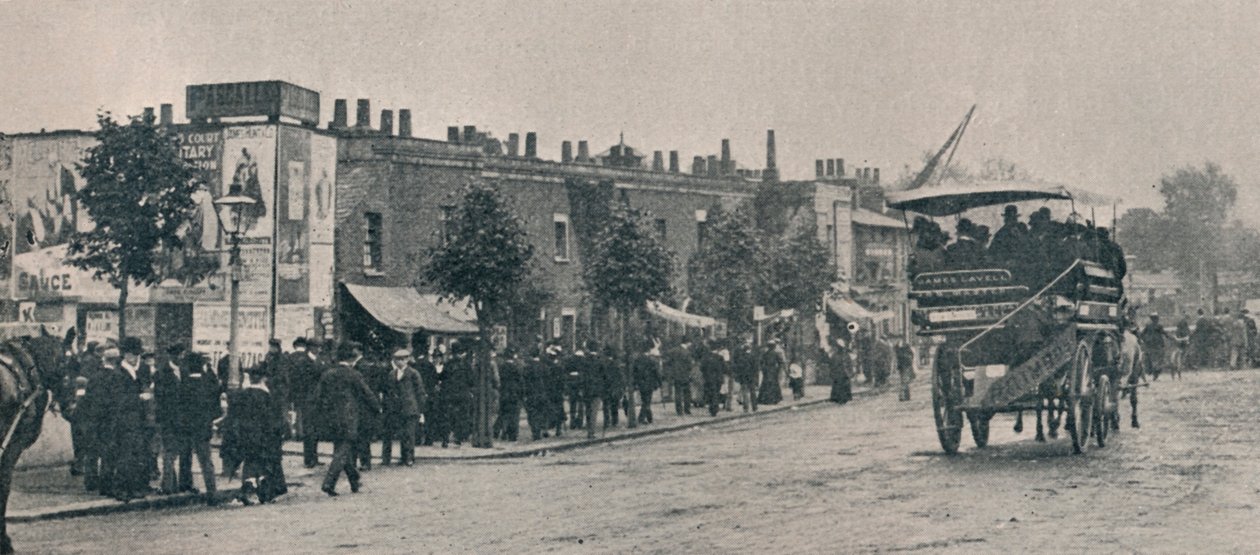 去邱园的路上，周日下午》，1901年 作者 乔治纽尼斯