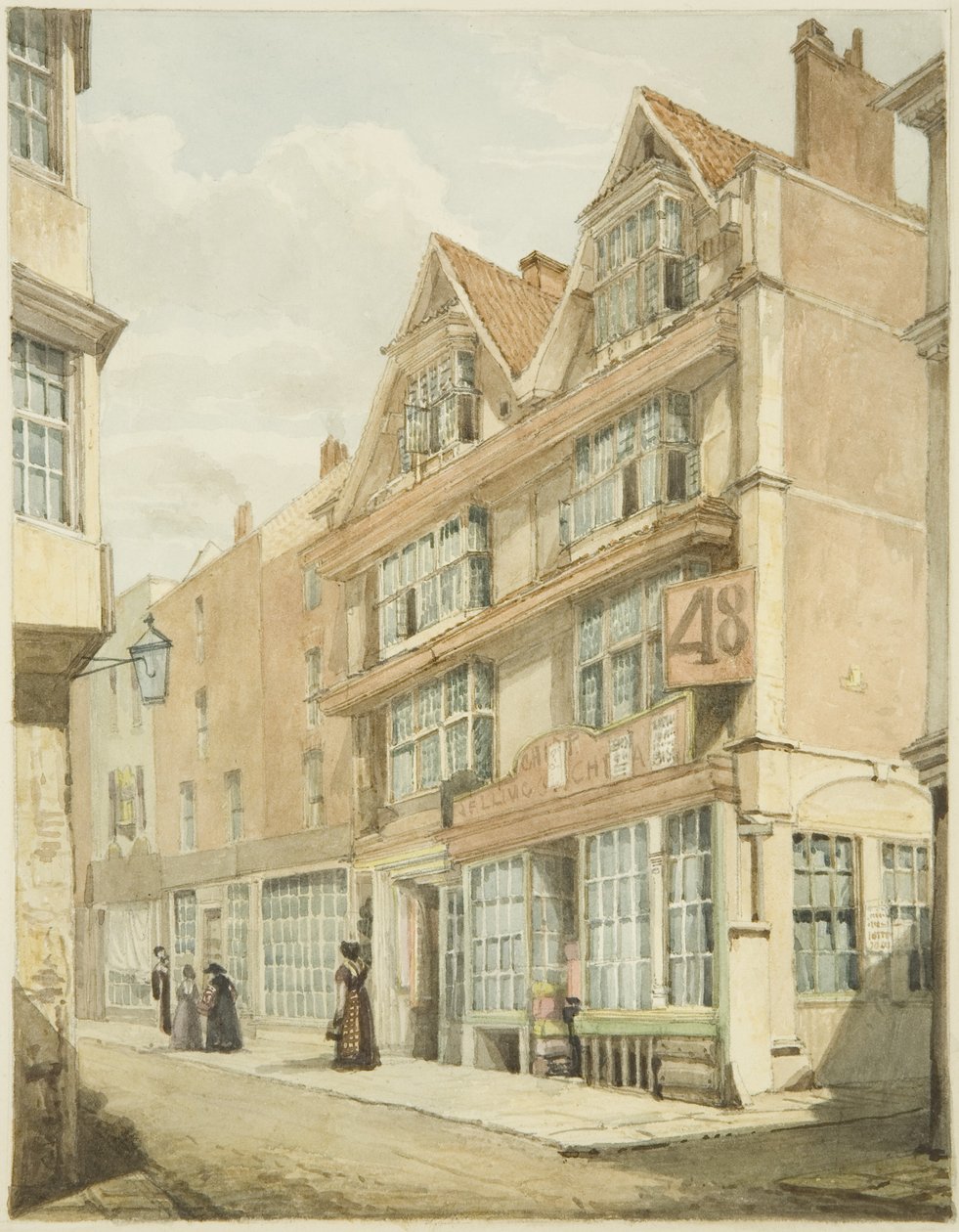 South Side, Wine Street (pensulo ndi zotsekera pamapepala) 作者 乔治·奥尔良·德拉莫特