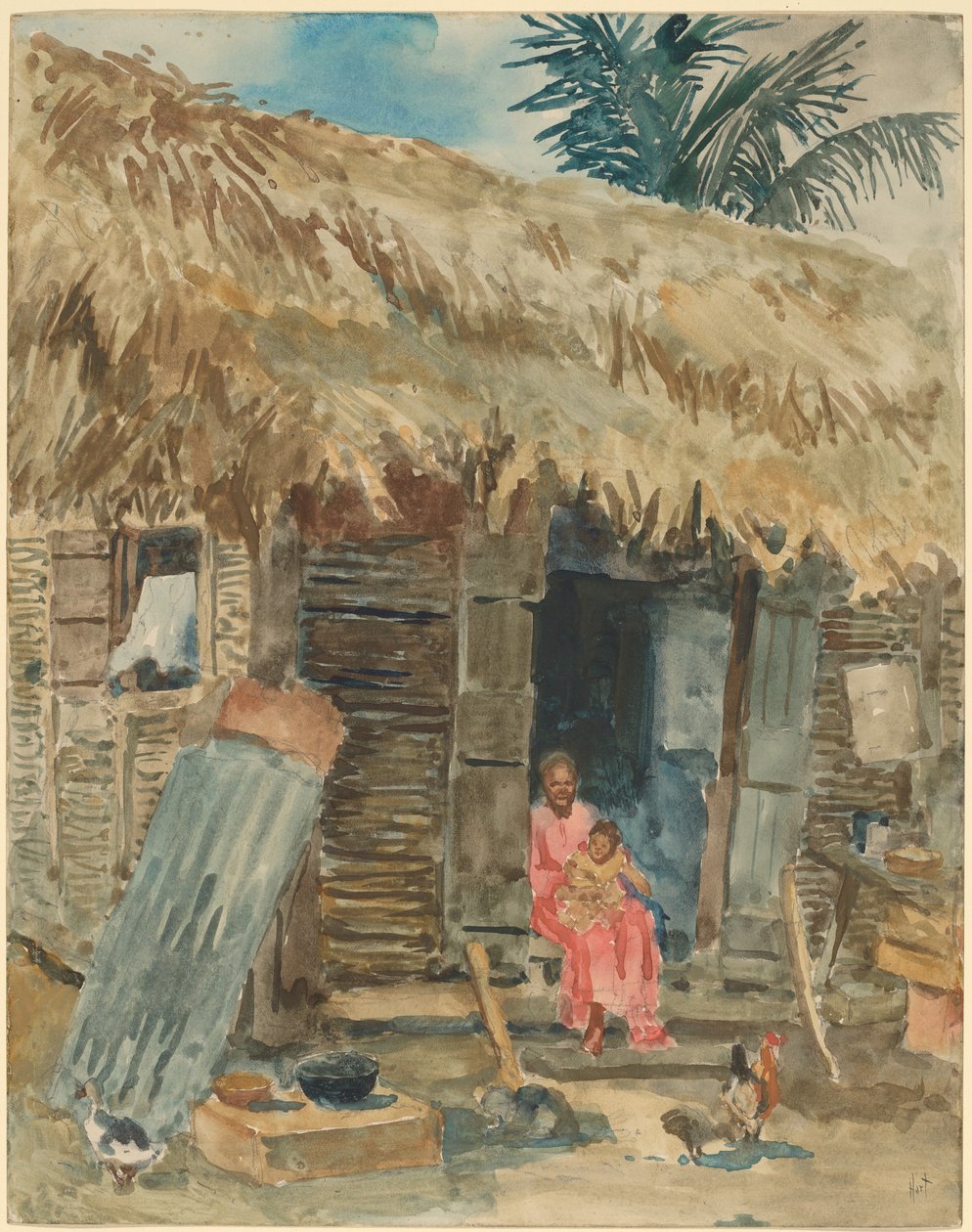 特立尼达岛的小屋 作者 乔治·奥弗伯里