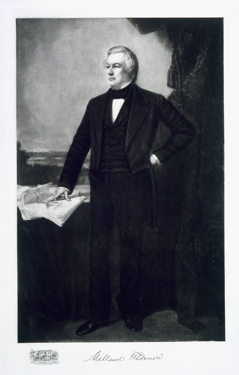 Millard Fillmore，美利坚合众国第13任总统，酒吧。 1901年（照相凹版） 作者 乔治·彼得·亚历山大·希利