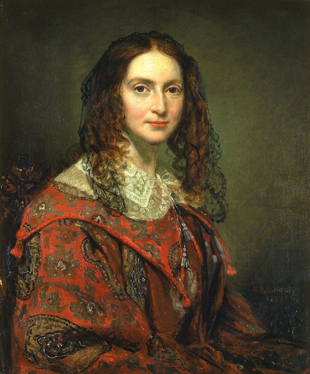 托马斯-B-布莱恩夫人，1856年。 作者 乔治·彼得·亚历山大·希利