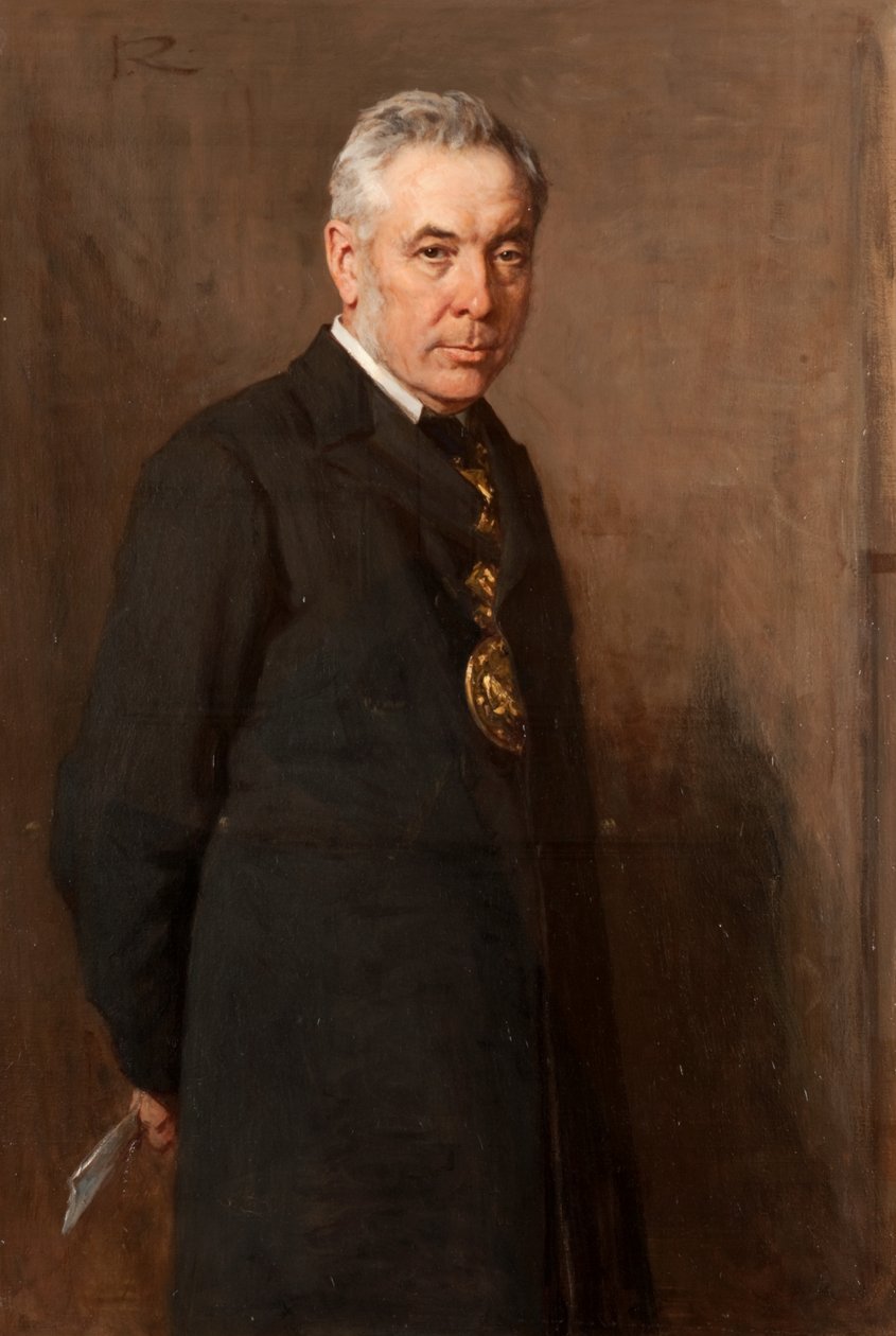 威廉·亨特（William Hunter），约1904年（布面油画） 作者 乔治·里德