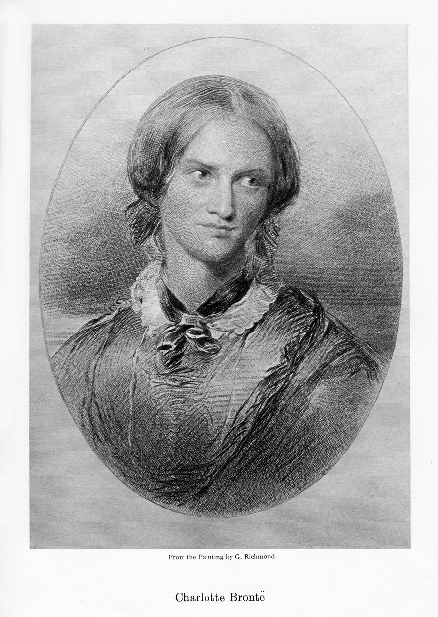 英国小说家夏洛特·勃朗特（Charlotte Bronte），1850年。 作者 乔治·里士满