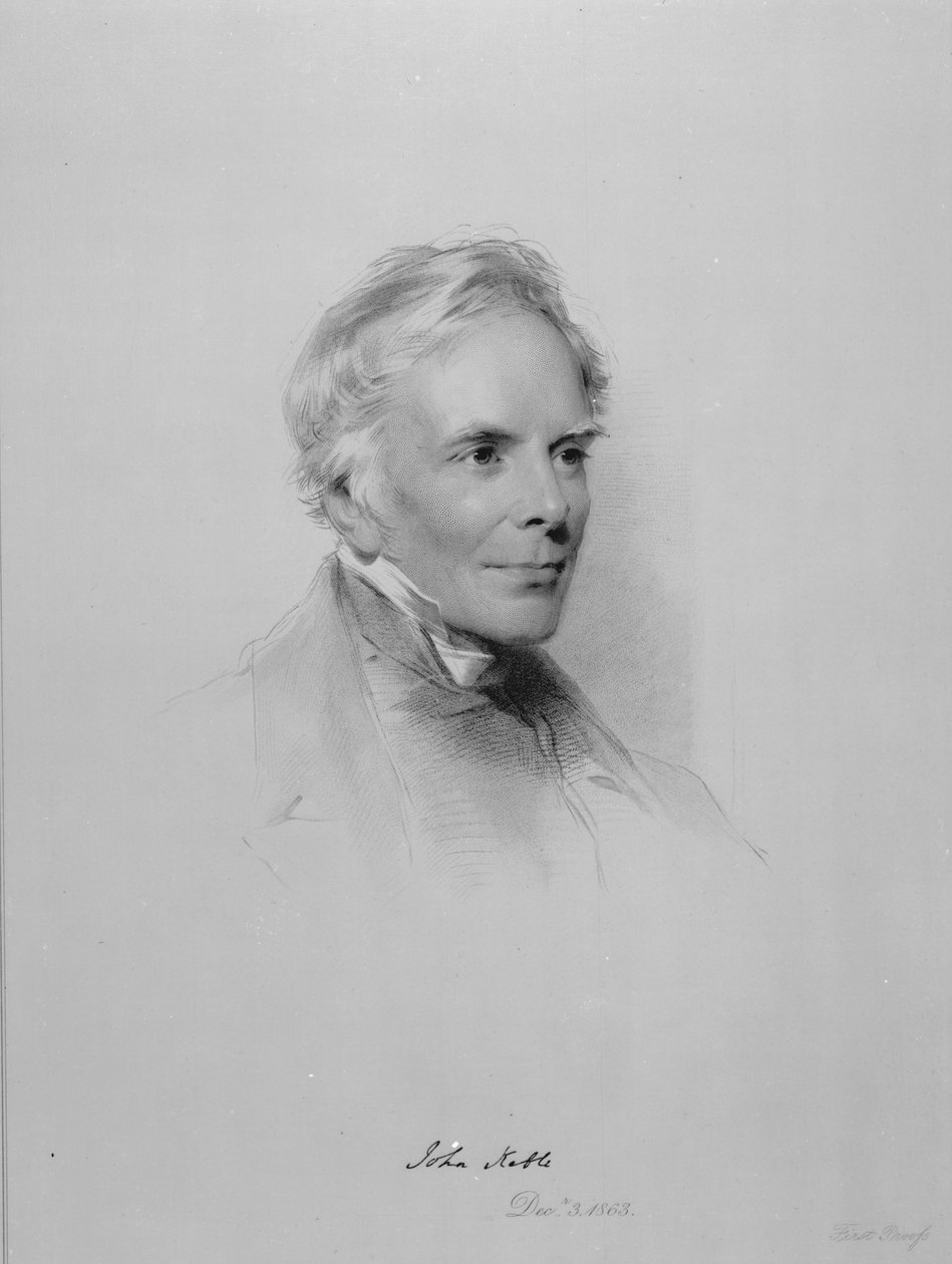 John Keble，1863年绘画后由William Holl Jr刻 作者 乔治·里士满