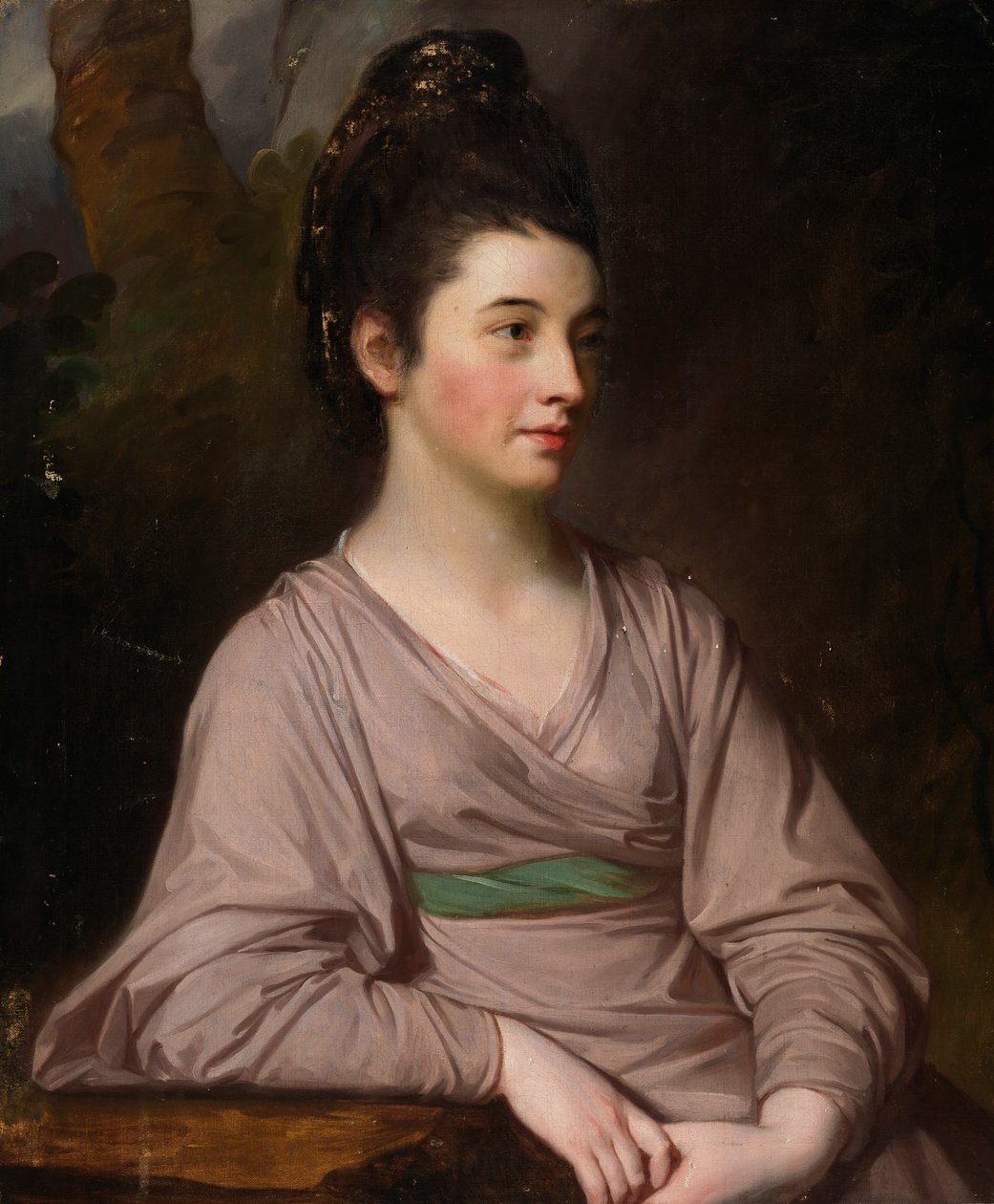 柯克帕特里克小姐，约1772年。 作者 乔治·罗姆尼