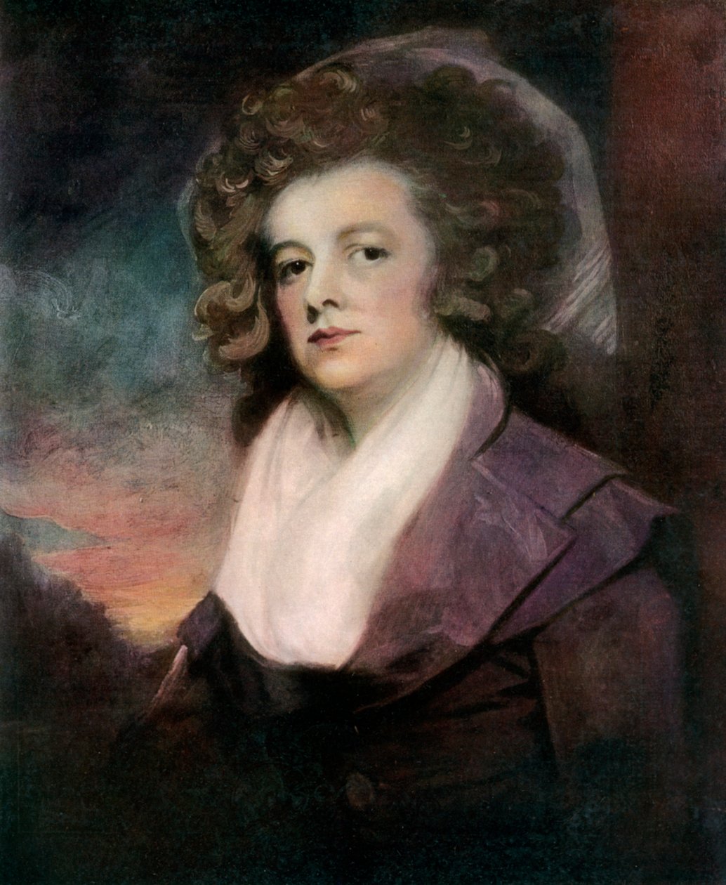 雷纳·德·图尔（Renira De Tuyll），约翰·阿尔伯特·本廷克（John Albert Bentinck）上尉的妻子，1910年18世纪后期。 作者 乔治·罗姆尼