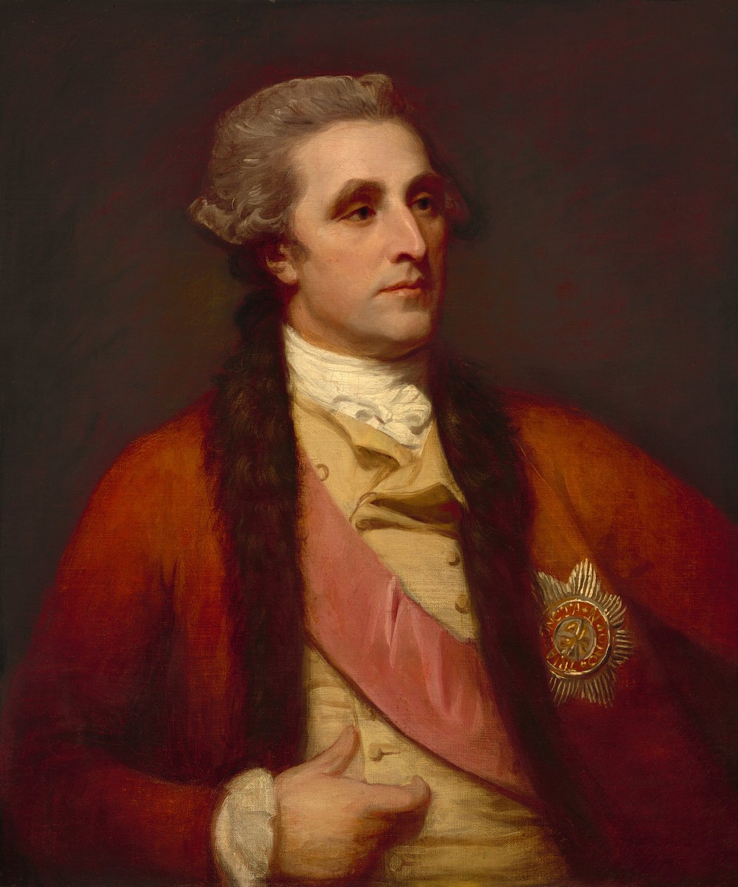 威廉-汉密尔顿爵士，1783-1784。 作者 乔治·罗姆尼