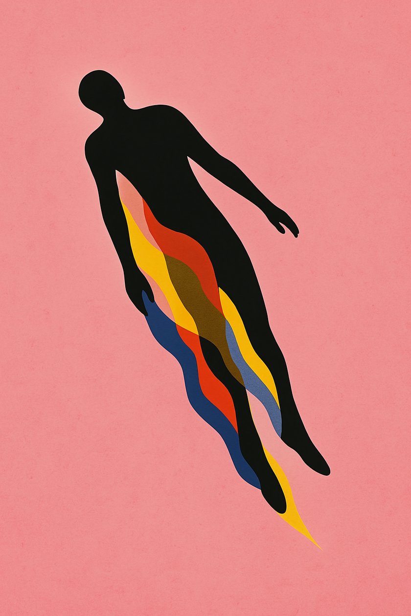 突破，2025 年（丙烯酸画布） 作者 乔治·罗莎莉