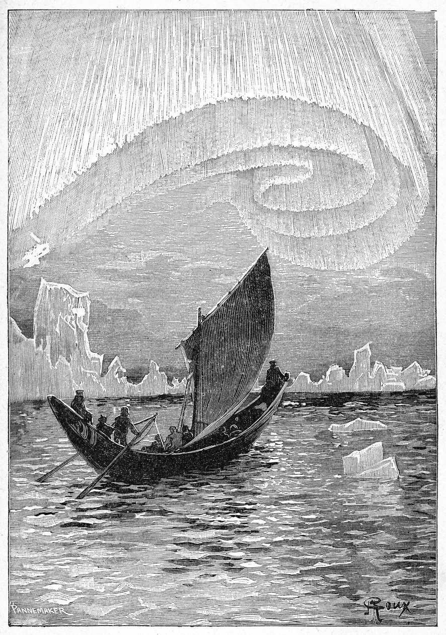 儒勒-凡尔纳的《冰之狮身人面像》插图 作者 乔治·鲁克斯