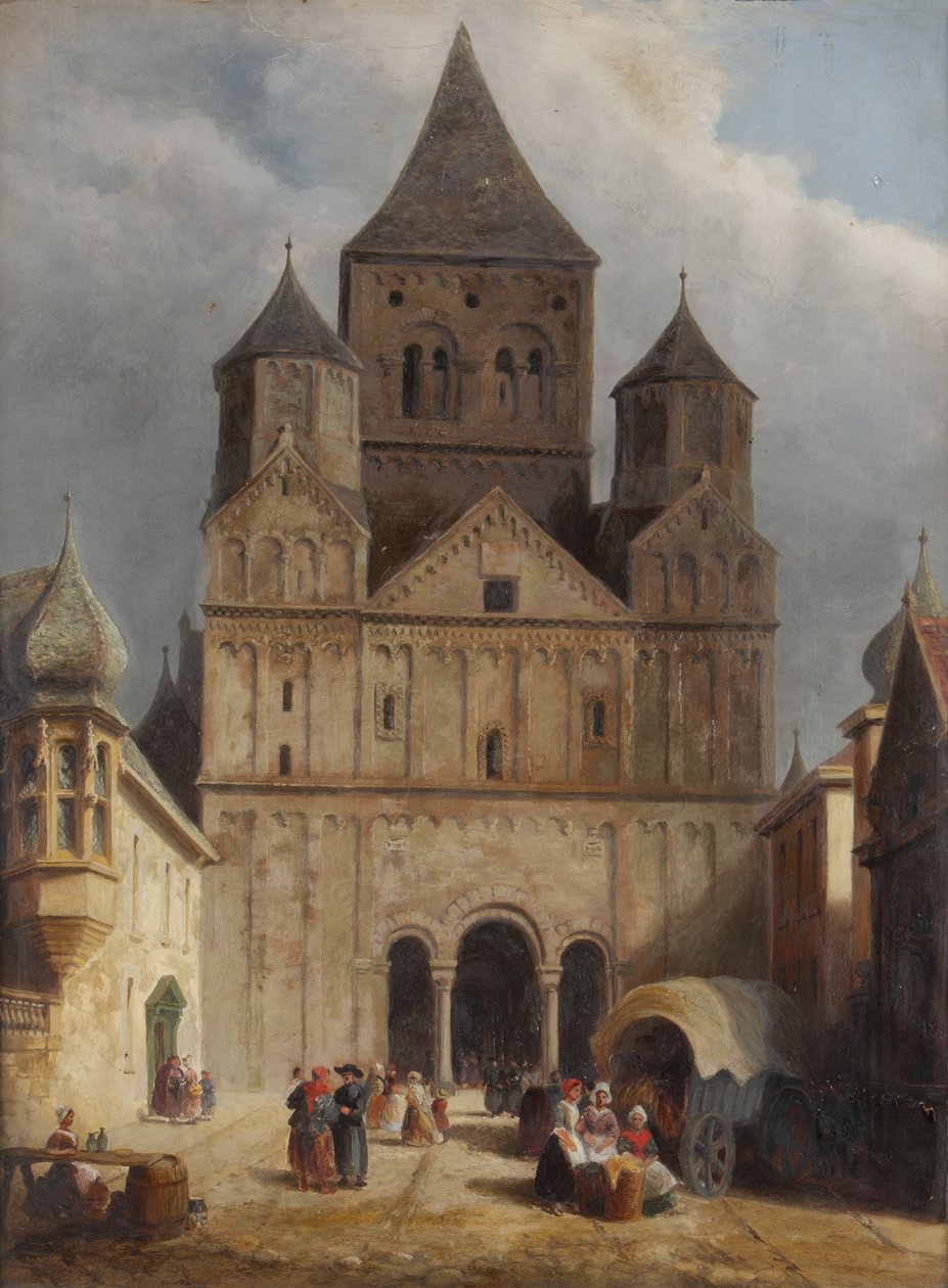 Marmoutier，Bas-Rhin，法国看法 作者 乔治·罗克·克拉克
