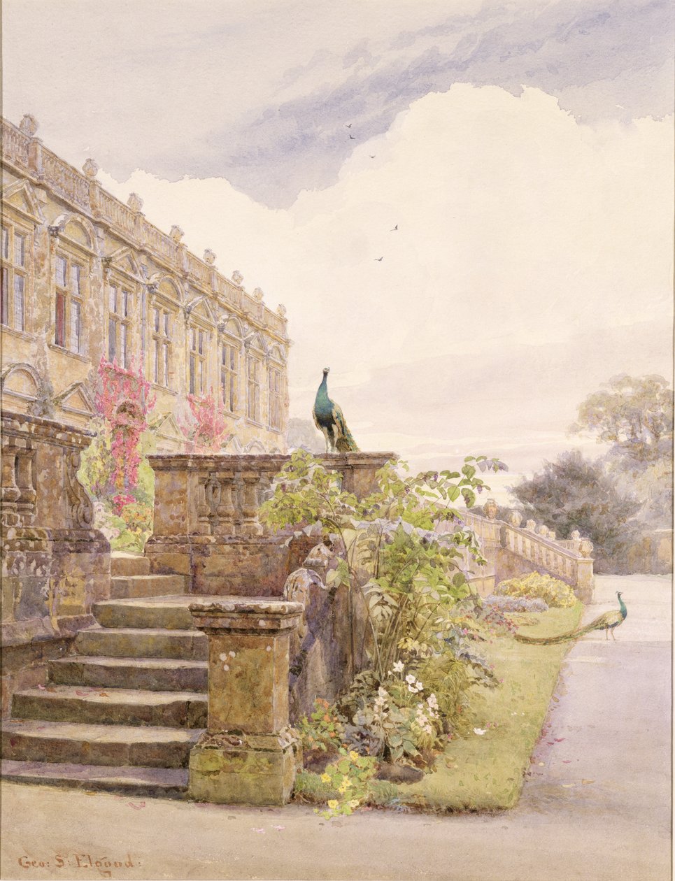 Brympton DEvercy House，萨默塞特 作者 乔治·塞缪尔·埃尔古德
