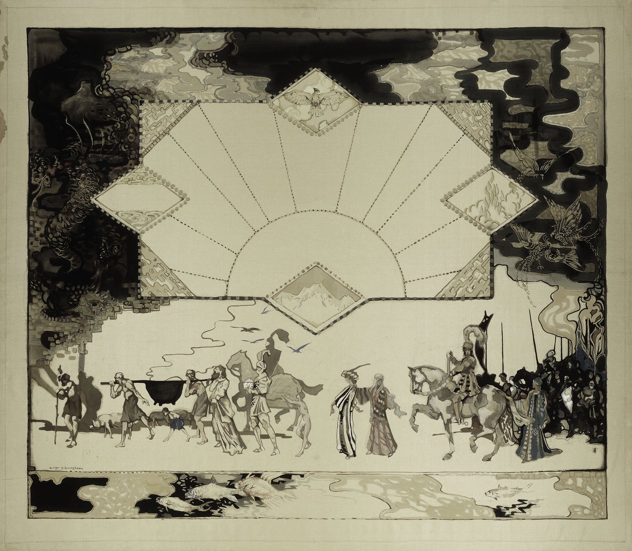 Mabinogian小组，第10号， 作者 乔治·谢林汉姆