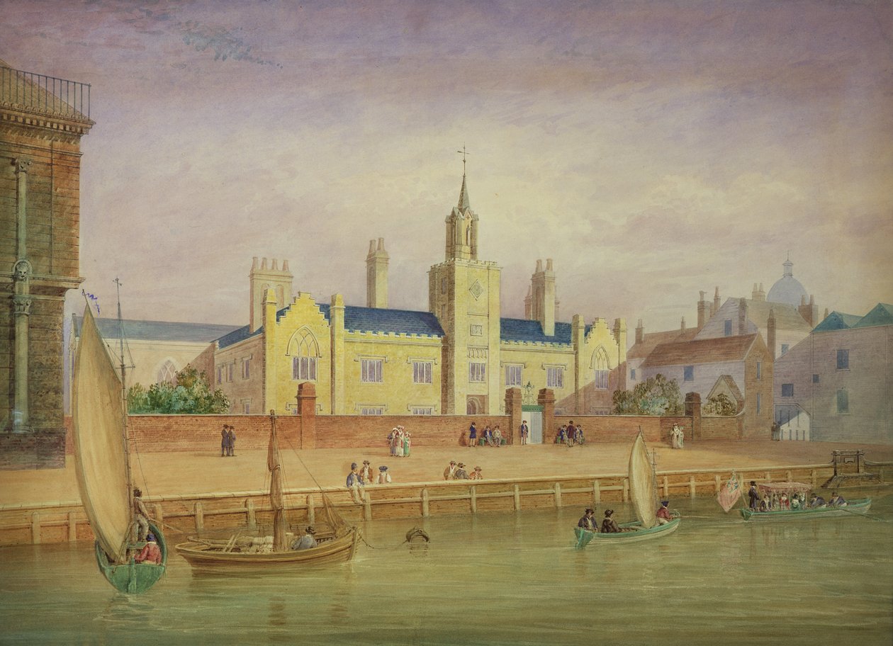 Trinity Almshouses，Greenwich c.1825 作者 乔治·史密斯