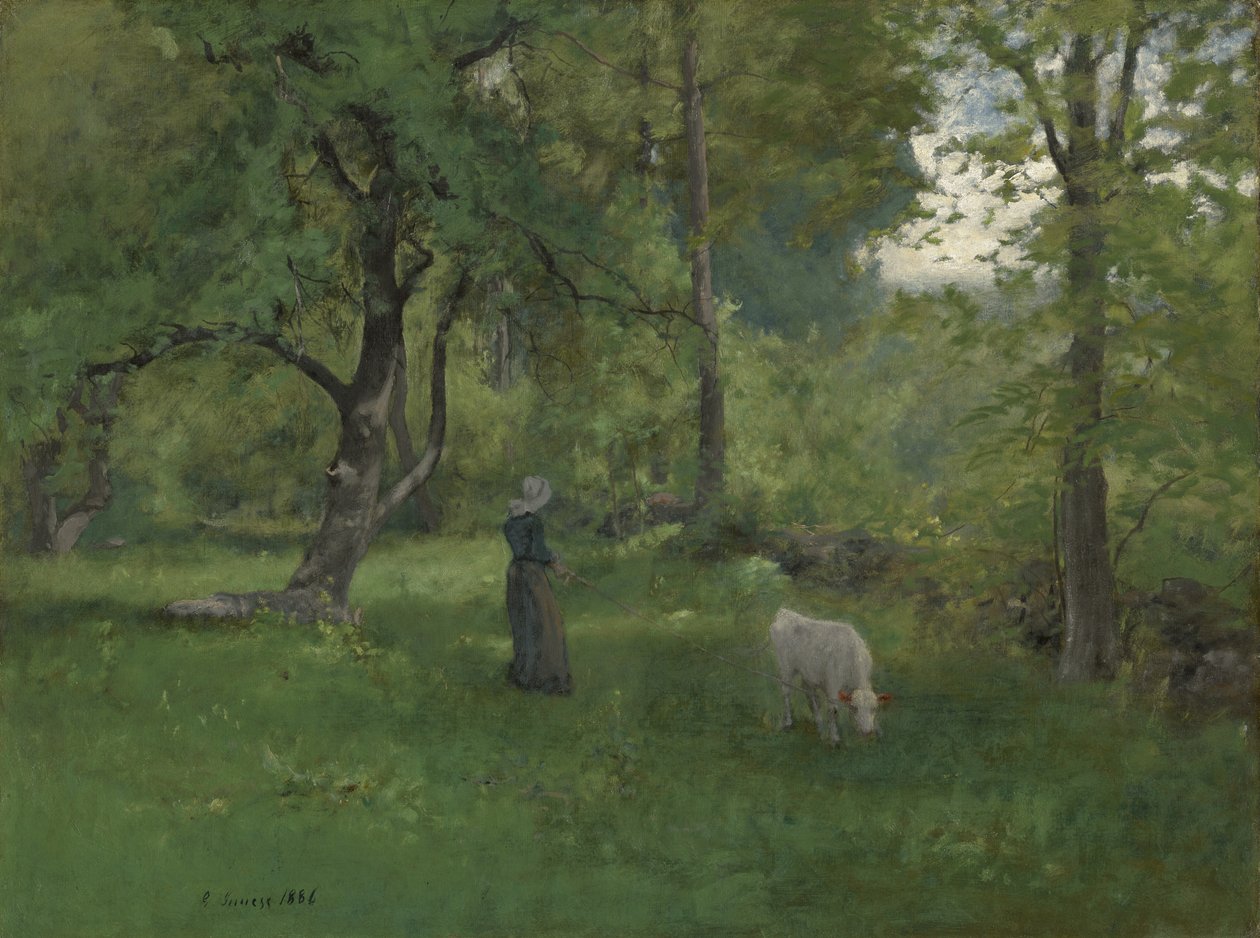 绿色景观，1886年 作者 乔治·斯尼尔因内斯