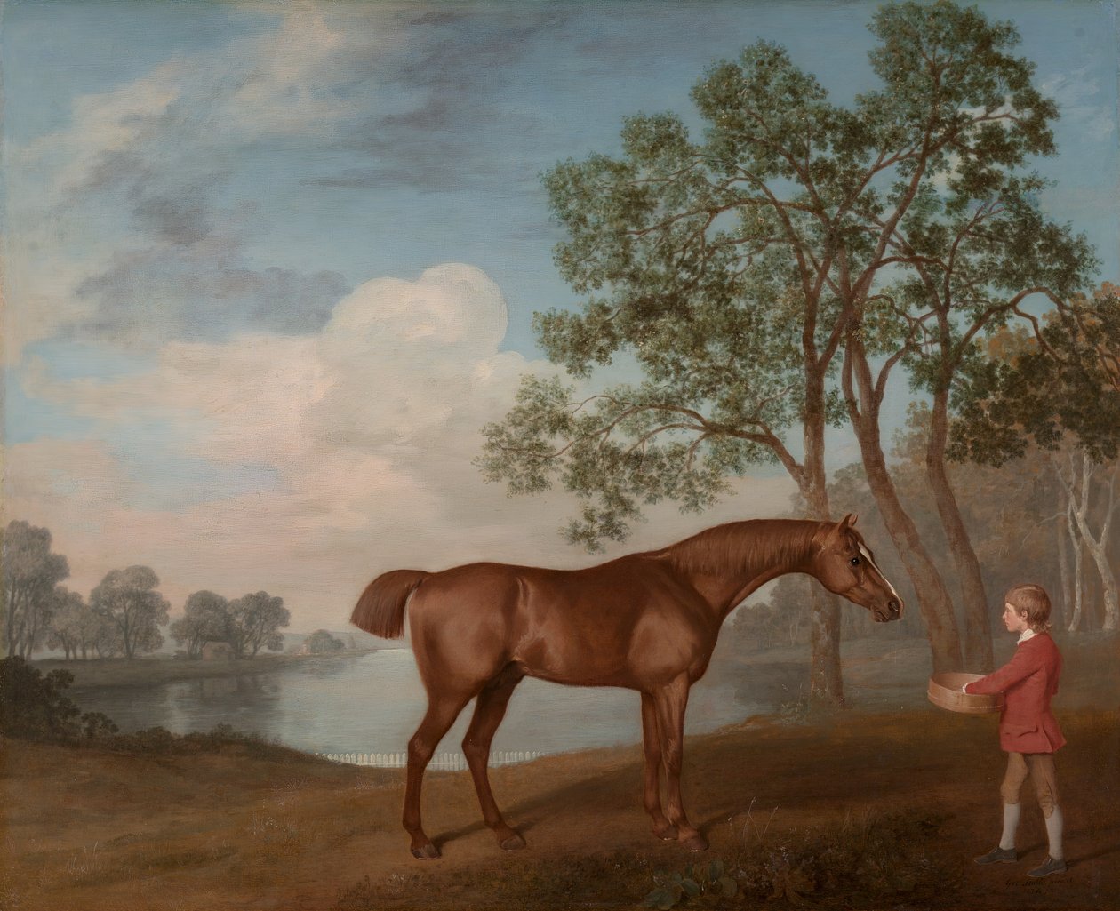 南瓜和一个马厩小伙子，1774年。 作者 乔治·斯塔布斯