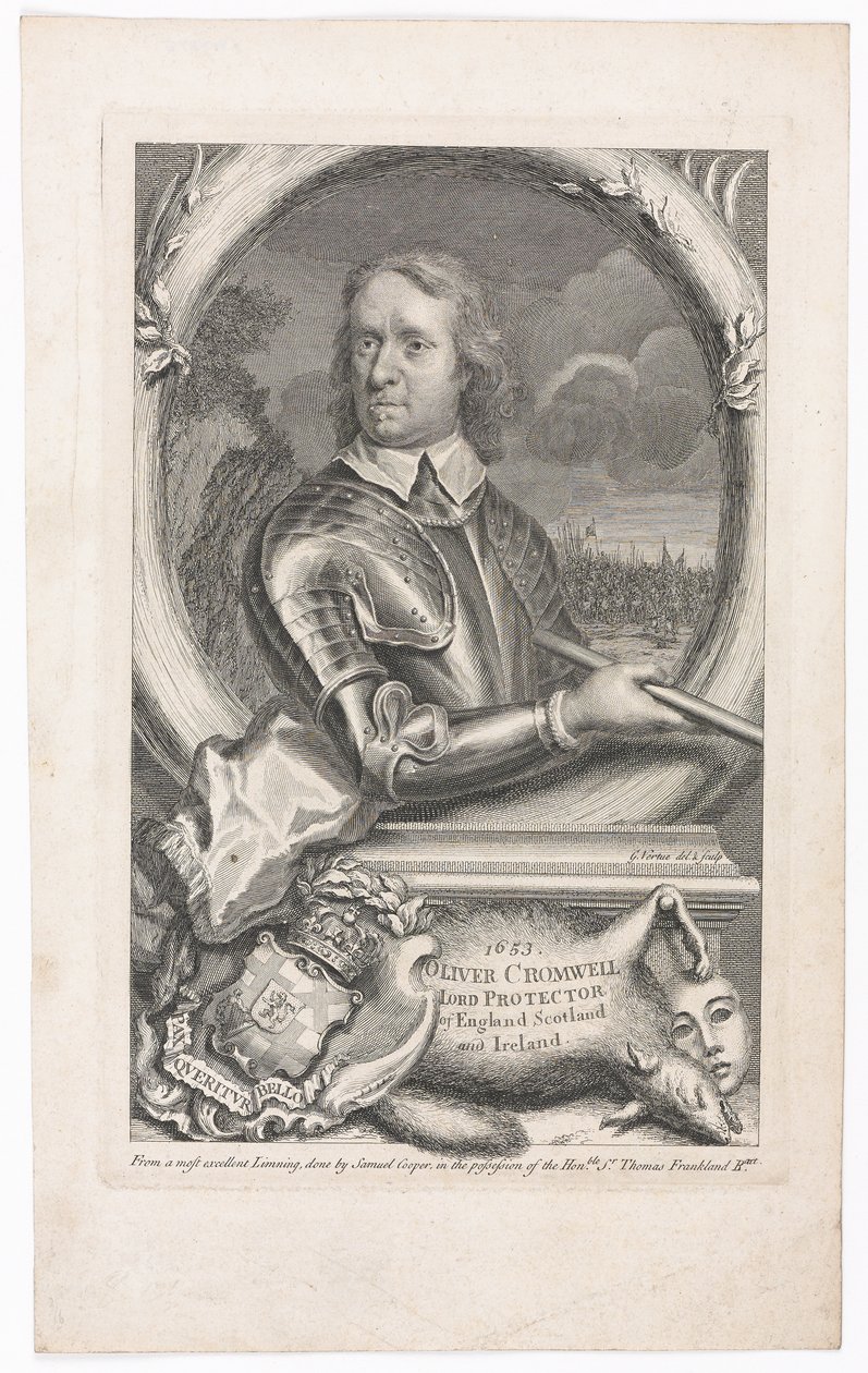 1653奥利弗·克伦威尔（Oliver Cromwell）英格兰，苏格兰和爱尔兰的主要保护者？ 作者 乔治·维尔图