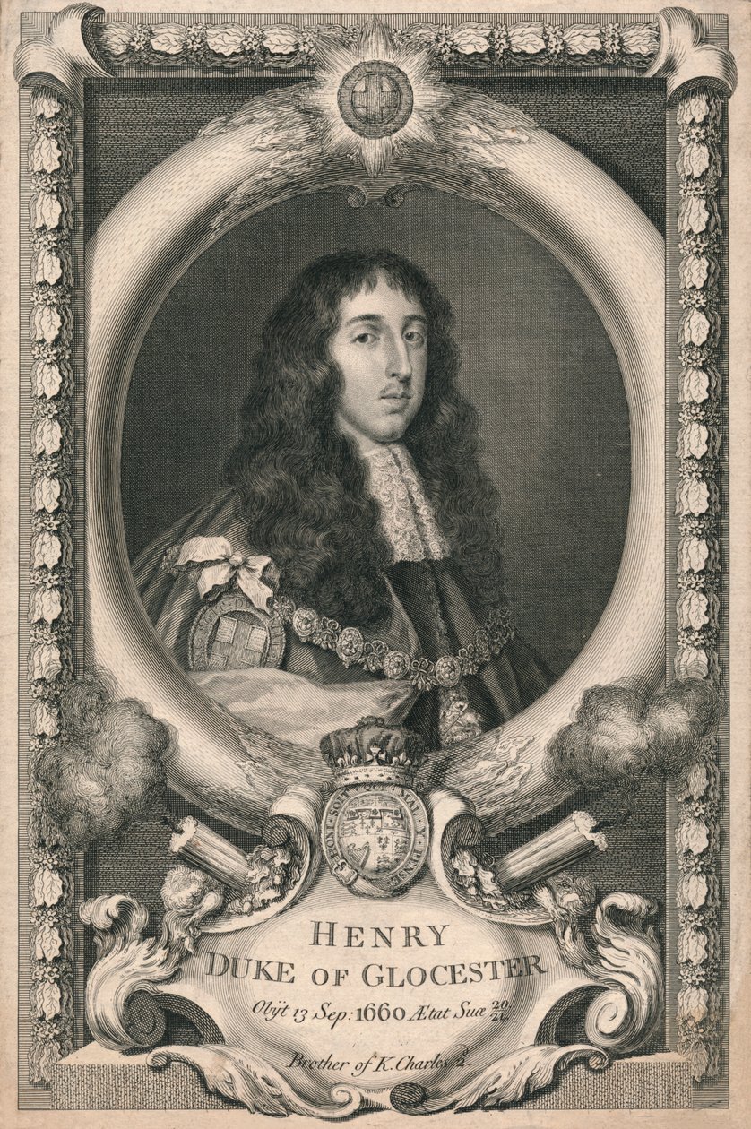 格洛斯特公爵亨利（Henry），1736年。 作者 乔治·维尔图