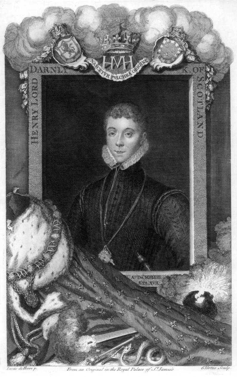 亨利·斯图尔特（Henry Stewart），达恩利勋爵（Lord Darnley），苏格兰女王玛丽王妃（Mar King Consort），十八世纪。 作者 乔治·维尔图