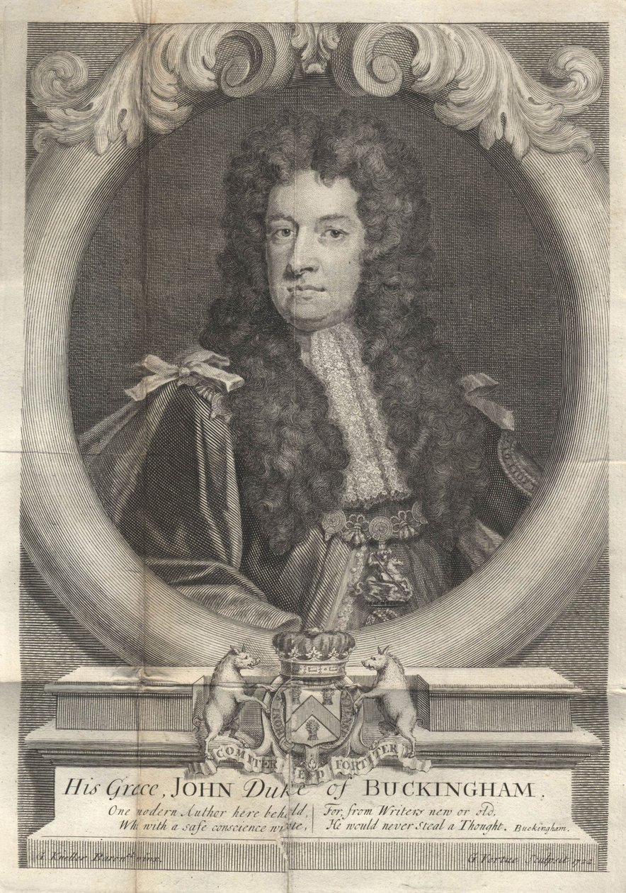 约翰·谢菲尔德（John Sheffield），白金汉和诺曼比第一公爵（1648-1721，1722） 作者 乔治·维尔图