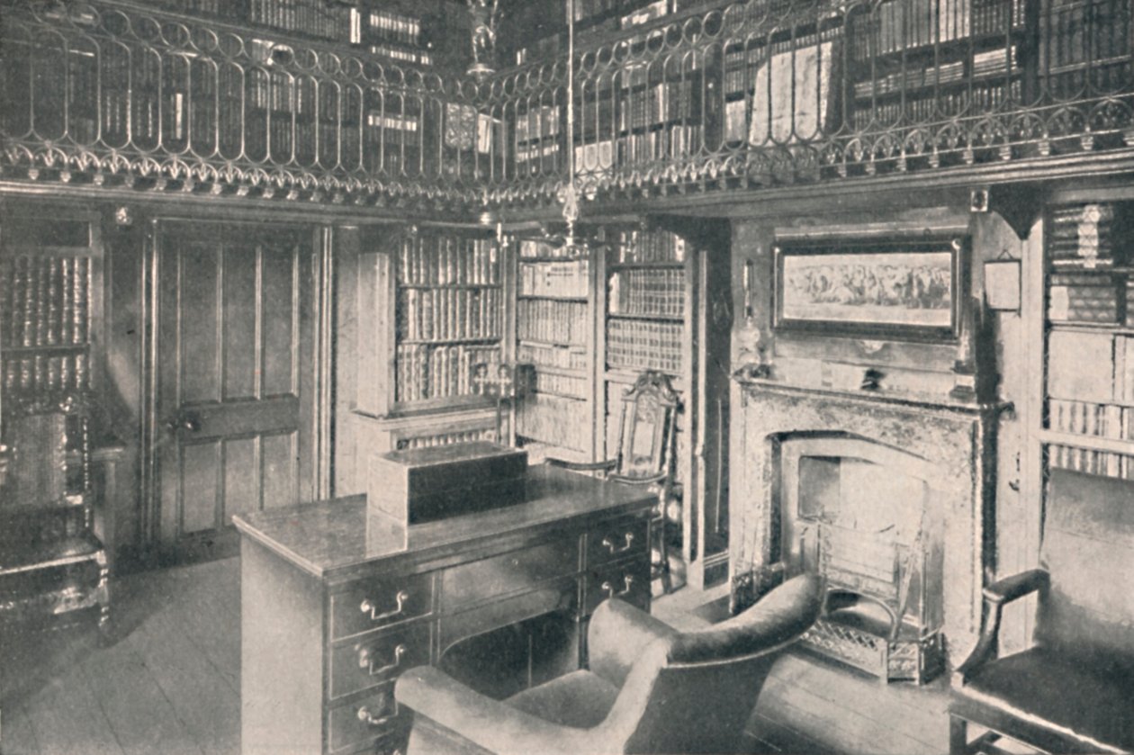 沃尔特·斯科茨爵士研究（Sir Walter Scotts Study），阿伯茨福德，1904年 作者 乔治·华盛顿·威尔逊
