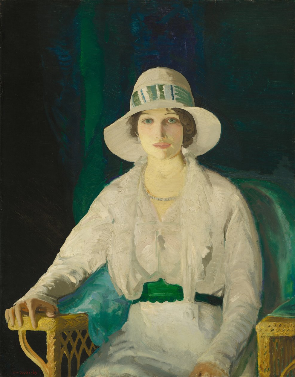 Florence Sittenham Davey Randall Davey夫人，1914年。 作者 乔治·韦斯利·贝洛斯